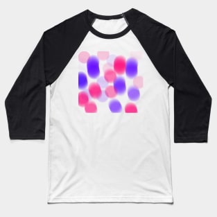 Colorful watercolor abstract circle art Baseball T-Shirt